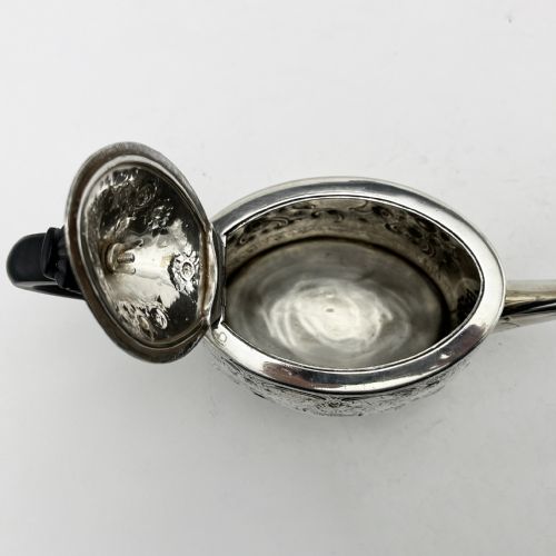GOOD QUALITY GEORGIAN STERLING SILVER TEAPOT - ADDITIONAL PHOTO 6