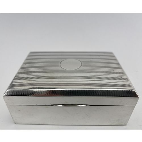 STERLING SILVER CIGARETTE OR TRINKET BOX - ADDITIONAL PHOTO 3