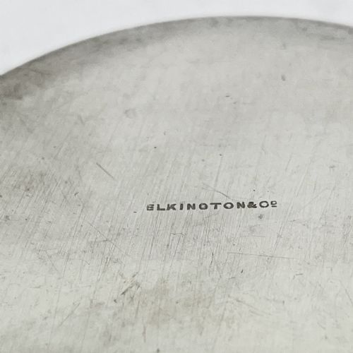 ELKINGTON CO STERLING SILVER BOX OR COMPACT OR TRINKET BOX - ADDITIONAL PHOTO 4
