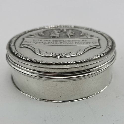 ELKINGTON CO STERLING SILVER BOX OR COMPACT OR TRINKET BOX - ADDITIONAL PHOTO 5