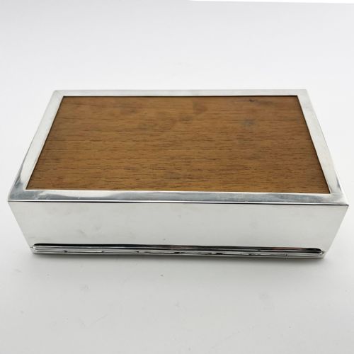 SILVER PLATED BOX DEPICTING A HUNTING SCENE ON THE LID - ADDITIONAL PHOTO 5