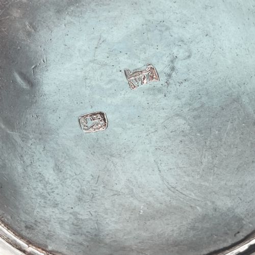 PLAIN GEORGE III STERLING SILVER MUSTARD POT - ADDITIONAL PHOTO 5