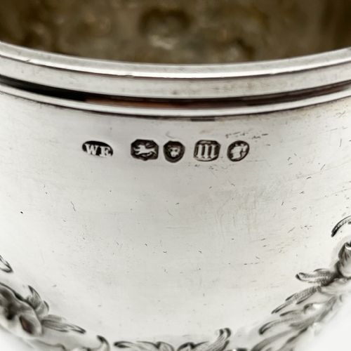 IMPRESSIVE VICTORIAN STERLING SILVER GOBLET - ADDITIONAL PHOTO 4