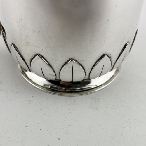 STERLING SILVER PINT MUG WITH PLAIN BODY - ADDITIONAL PHOTO 1