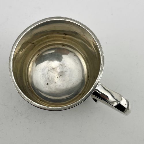 STERLING SILVER PINT MUG WITH PLAIN BODY - ADDITIONAL PHOTO 5