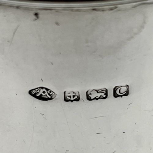 STERLING SILVER PINT MUG WITH PLAIN BODY - ADDITIONAL PHOTO 6