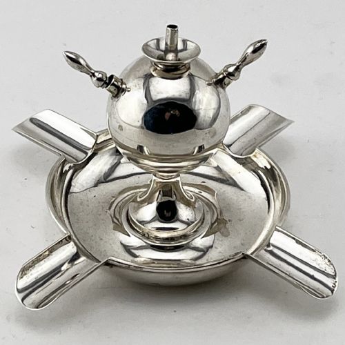 GOLDSMITH SILVERSMITH STERLING SILVER TABLE CIGAR LIGHTER