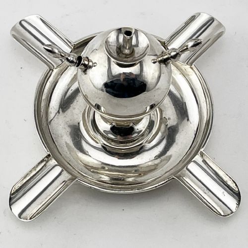 GOLDSMITH SILVERSMITH STERLING SILVER TABLE CIGAR LIGHTER - ADDITIONAL PHOTO 1