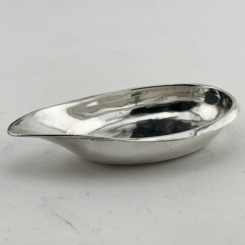 georgian sterling silver pap boat - CATEGORY: ANTIQUE SILVER - DATED 1800