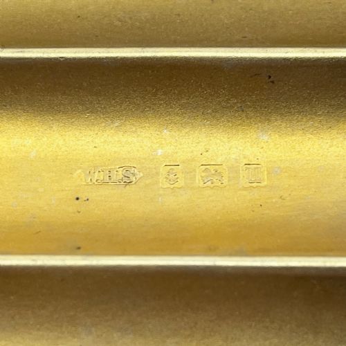 SMART PLAIN STERLING SILVER TORPEDO SHAPED POCKET CIGAR CASE - ADDITIONAL PHOTO 4