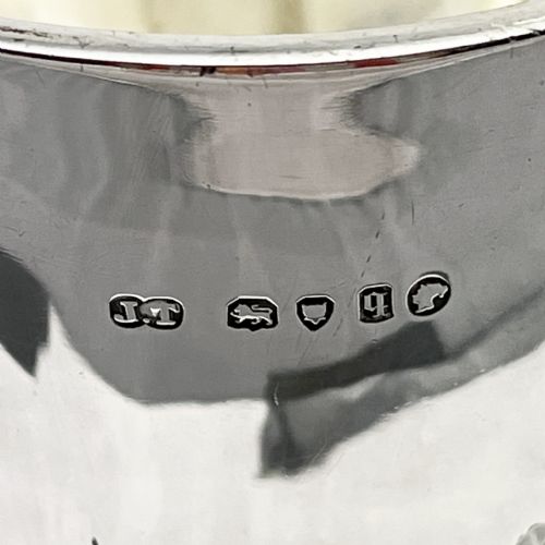 FERN ENGRAVED VICTORIAN STERLING SILVER GOBLET OR TROPHY - ADDITIONAL PHOTO 2