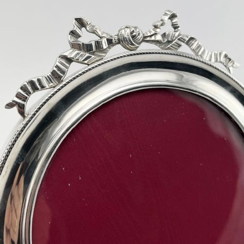 CHARMING EDWARDIAN STERLING SILVER PHOTO FRAME - ADDITIONAL PHOTO 1