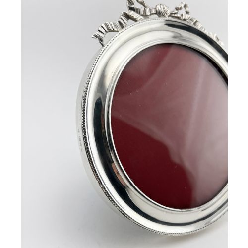 CHARMING EDWARDIAN STERLING SILVER PHOTO FRAME - ADDITIONAL PHOTO 2