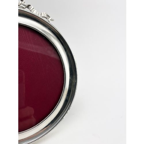 CHARMING EDWARDIAN STERLING SILVER PHOTO FRAME - ADDITIONAL PHOTO 3