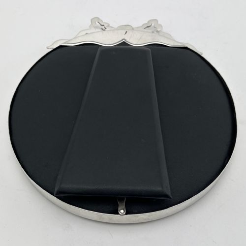 CHARMING EDWARDIAN STERLING SILVER PHOTO FRAME - ADDITIONAL PHOTO 5