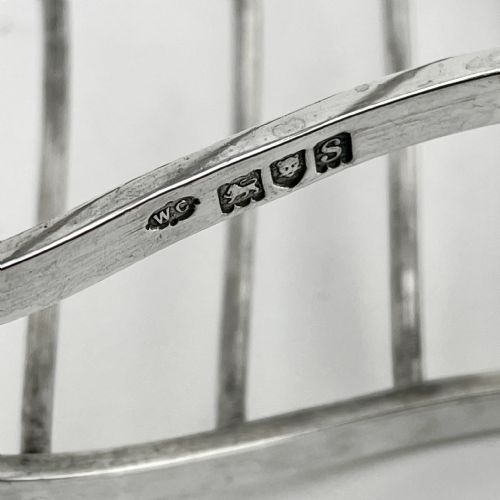 ELEGANT AND GOOD QUALITY STERLING SILVER TOAST RACK - ADDITIONAL PHOTO 4