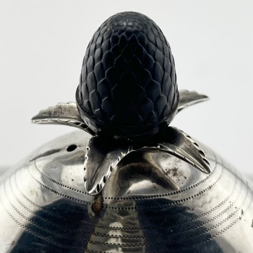 GEORGE III PETER AND ANNE BATEMAN STERLING SILVER TEAPOT - ADDITIONAL PHOTO 9