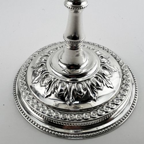 DECORATIVE VICTORIAN SILVER PLATED TROPHY CUP - ADDITIONAL PHOTO 4
