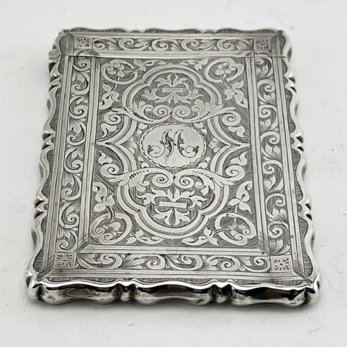 PRETTY GEORGE UNITE STERLING SILVER CARD CASE - ADDITIONAL PHOTO 1