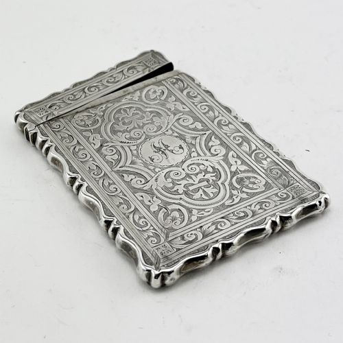 PRETTY GEORGE UNITE STERLING SILVER CARD CASE - ADDITIONAL PHOTO 3