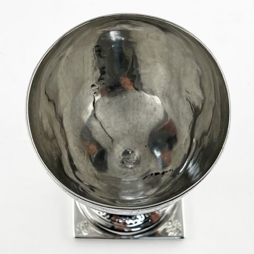 GEORGIAN STERLING SILVER GOBLET WITH VASE SHAPED BODY - ADDITIONAL PHOTO 3