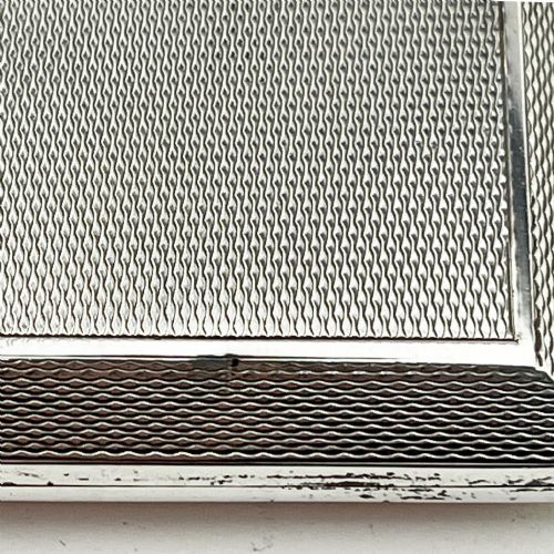 PINK ENAMEL STERLING SILVER CARD OR CHEROOT CASE - ADDITIONAL PHOTO 2