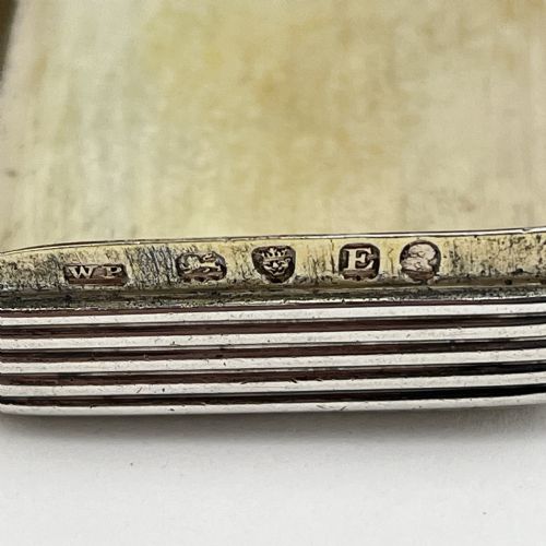 GEORGE III STERLING SILVER SNUFF BOX - ADDITIONAL PHOTO 3