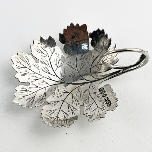 EARLY VICTORIAN STERLING SILVER TEA CADDY SPOON - ADDITIONAL PHOTO 1