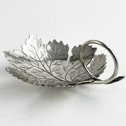 EARLY VICTORIAN STERLING SILVER TEA CADDY SPOON - ADDITIONAL PHOTO 2