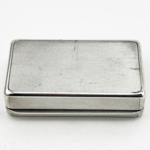 ASPREY CO LTD STERLING SILVER TRINKET OR SNUFF BOX - ADDITIONAL PHOTO 2