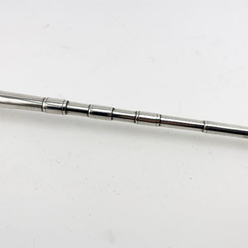 UNUSUAL SAMPSON MORDAN STERLING SILVER CANDLE SNUFFER - ADDITIONAL PHOTO 2