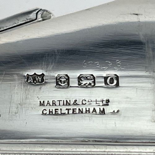 SUPERB QUALITY AND STYLE STERLING SILVER HIP FLASK - ADDITIONAL PHOTO 7