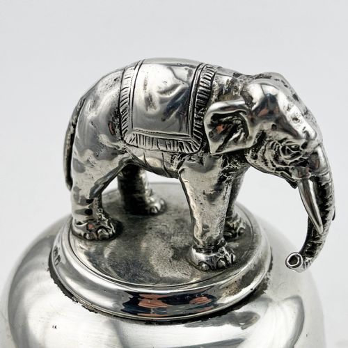 UNIQUE 225 TROY OZ VICTORIAN STERLING SILVER TABLE BELL - ADDITIONAL PHOTO 1