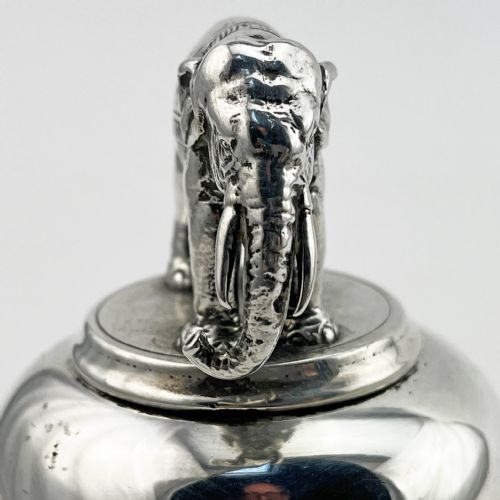 UNIQUE 225 TROY OZ VICTORIAN STERLING SILVER TABLE BELL - ADDITIONAL PHOTO 2