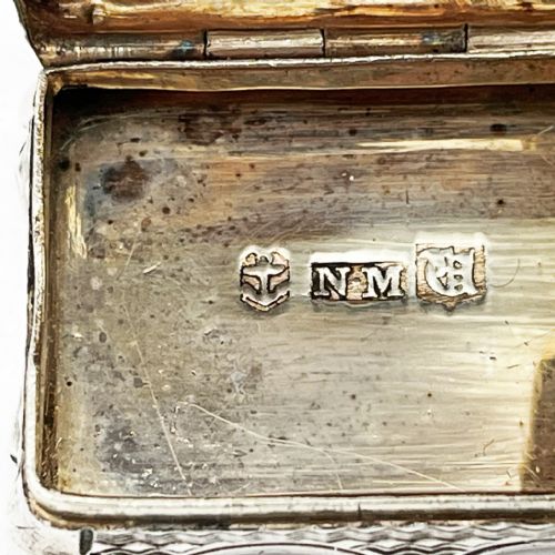 NATHANIEL MILLS EARLY VICTORIAN STERLING SILVER VINAIGRETTE - ADDITIONAL PHOTO 8