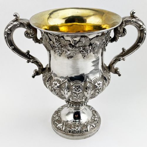 IMPRESSIVE WILLIAM IV STERLING SILVER CUP OR TROPHY