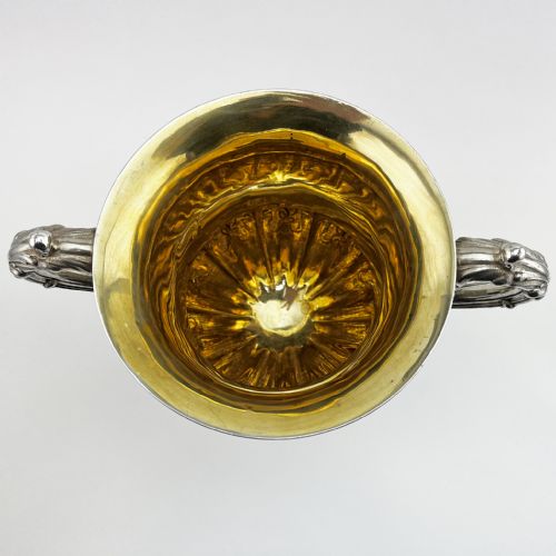 IMPRESSIVE WILLIAM IV STERLING SILVER CUP OR TROPHY - ADDITIONAL PHOTO 7