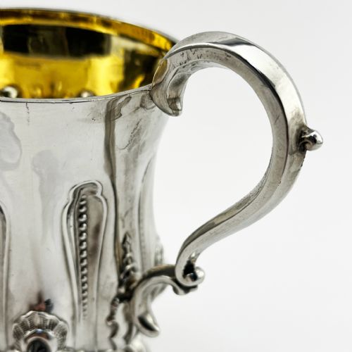 EARLY VICTORIAN STERLING SILVER CHRISTENING MUG - ADDITIONAL PHOTO 2