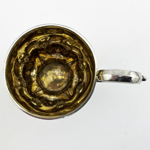 EARLY VICTORIAN STERLING SILVER CHRISTENING MUG - ADDITIONAL PHOTO 4