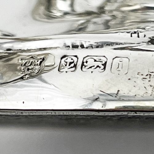 PAIR OF EDWARDIAN STERLING SILVER DWARF CANDLESTICKS - ADDITIONAL PHOTO 2