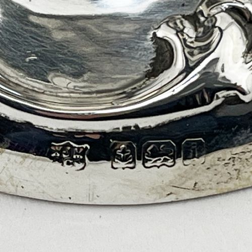 PAIR OF EDWARDIAN STERLING SILVER DWARF CANDLESTICKS - ADDITIONAL PHOTO 4
