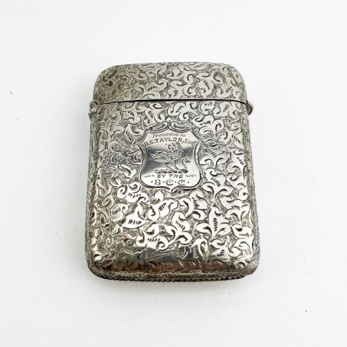 UNUSUAL STERLING SILVER CASED SET OF MATCHING SMOKERS CASES - ADDITIONAL PHOTO 4