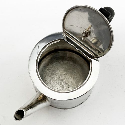 UNUSUAL GEORGIAN BACHELOR SIZE STERLING SILVER TEAPOT - ADDITIONAL PHOTO 6