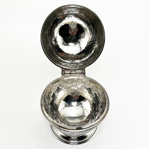 GOOD QUALITY PAUL STORR GEORGE III STERLING SILVER SOAP BOX - ADDITIONAL PHOTO 5