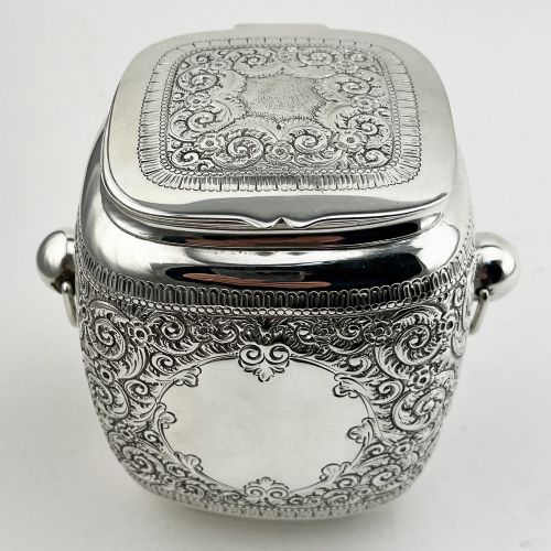 Martin Hall & Co Silver Plated Tea Caddy or Trinket Box
