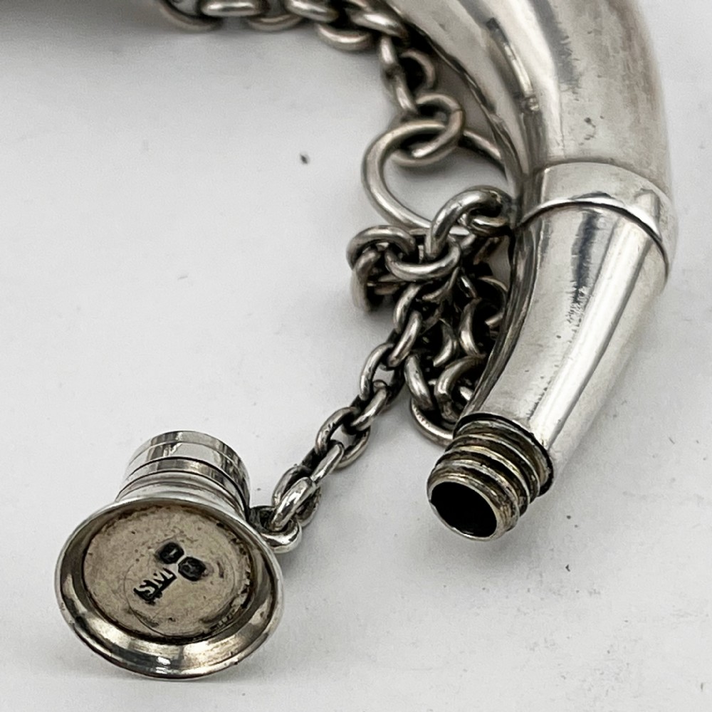 Sampson Mordan & Co Hunting Horn Vinaigrette or Scent Bottle View IV