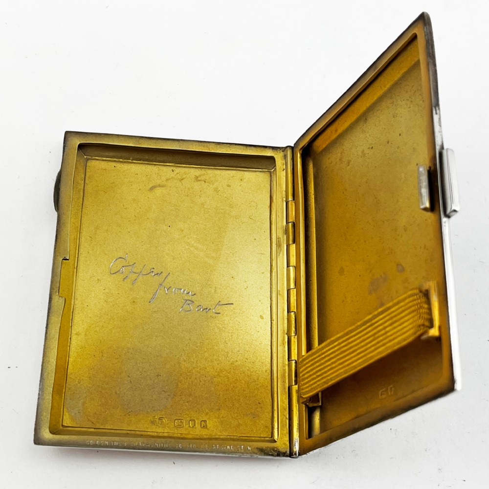 Pink Enamel Sterling Silver Card or Cheroot Case View IV