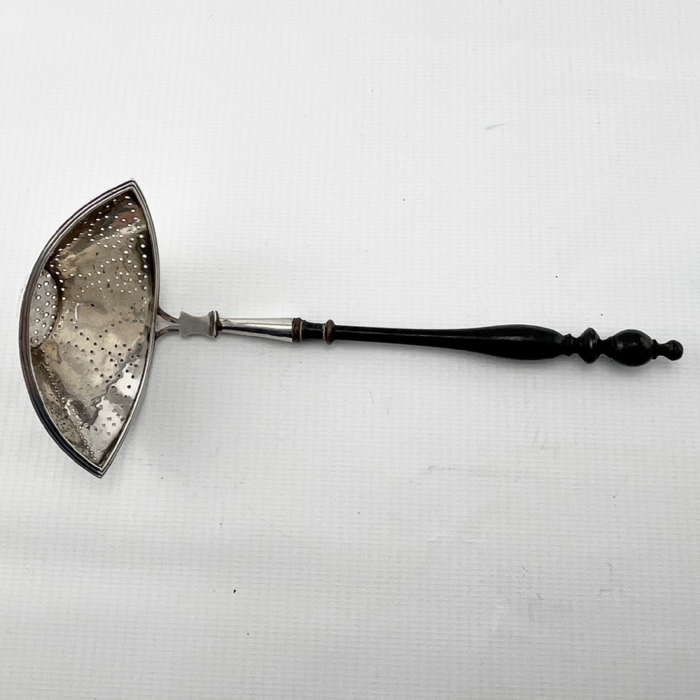 Dutch Bernard Muller Sterling Silver Tea Strainer View III