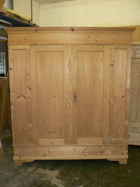 Large Antique Pine Wardrobe