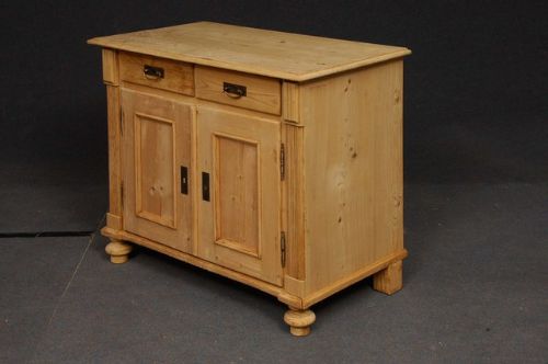 Small Antique Pine Dresser Base